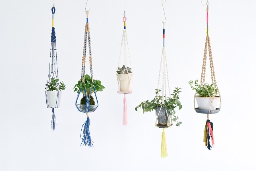 マクラメとは？基本の編み方とハンギングプランターの作り方minneとものづくりと