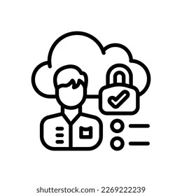 プライベートクラウドのアイコンシンプルな要素のイラストプライベートクラウドのコンセプトシンボルデザインweb およびモバイルに使用できます -つながりのベクターアート素材や画像を多数ご用意 - iStock