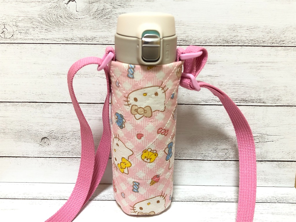 入園準備 水筒カバーを手作りしてみたキャンプナ アヒル