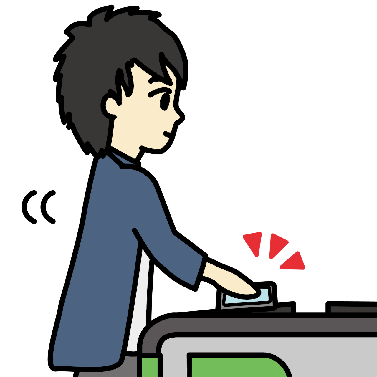 改札口イラスト - No: 493113無料イラスト・フリー素材なら「イラストAC」