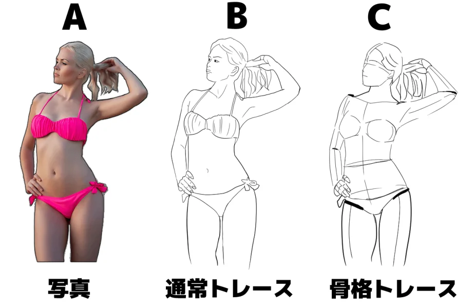 トレス素材」のアイデア 11 件描画ベース, イラスト 線画, イラスト 書き方