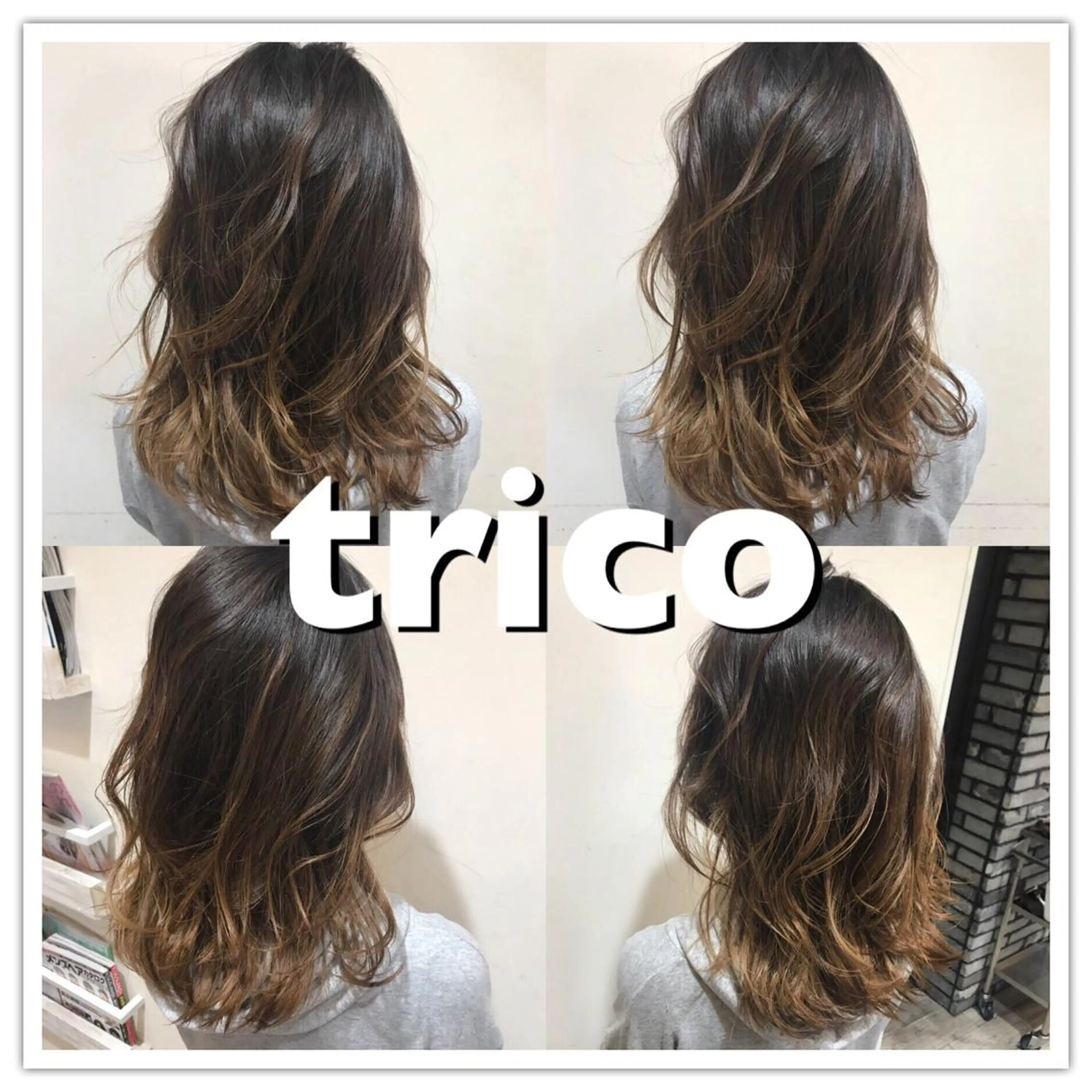 🌱🌿🍃 . リタッチが気にならない グラデーションカラー🧚 1ブリーチ〜必須です⚠️ 茅ヶ崎駅南口から徒歩30秒🏄‍♀️CREA茅ヶ崎🌺🌴 10:00~19:00 TEL:0467-84-1773 . 🌺新規料金表🌺 カット ¥2970 ワンカラー ¥4400ダブルカラー＋カット ¥12100 トリートメント