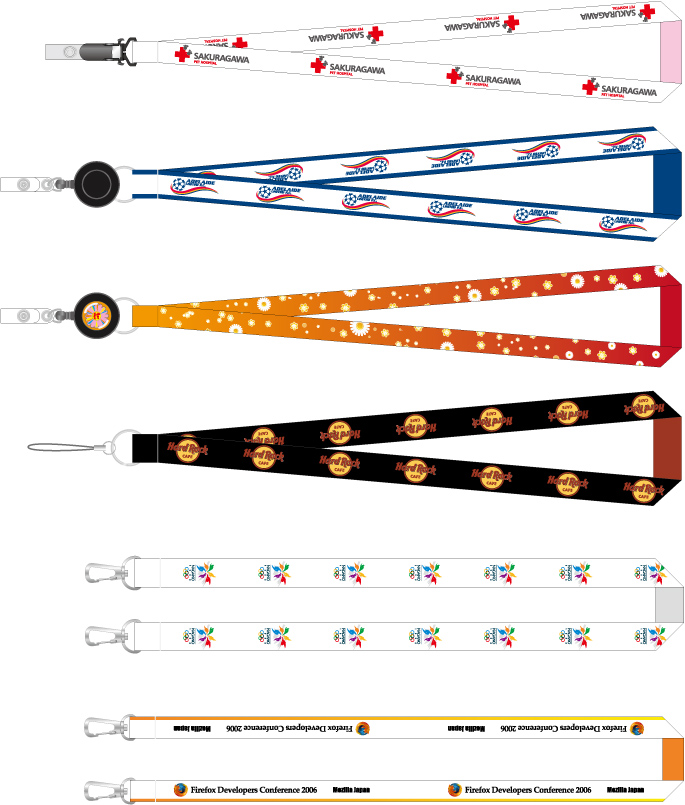 クールなデザインで他社と差別化。クール系ネックストラップの製作事例集