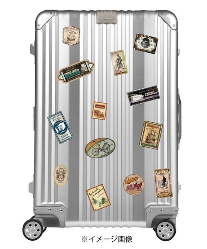 オリジナルスーツケース ステッカーキャリーケース
