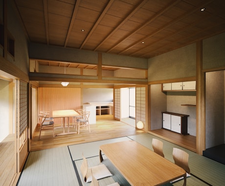 SketchUP、Blender、Photoshopを使ったパースの作り方ぷもん