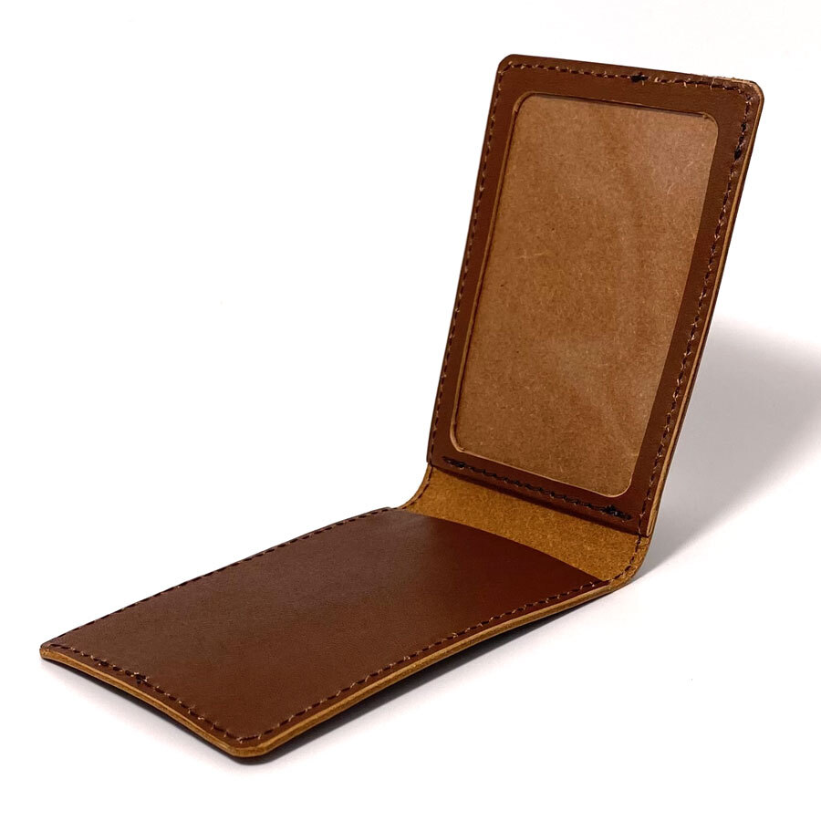 パスケース サドルレザー ヌメ革 メンズ 革小物 プレゼント 手作り 日本製 栃木レザー 職人 オーダーメイド 小銭入れ付き手作りの革財布 ガイア2096