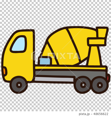 セメント ミキサー車。高詳細なベクトル イラスト。のイラスト素材・ベクター Image 68115317