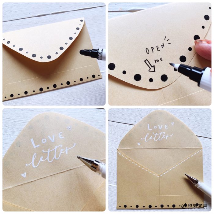 ありがとう＆感謝 手書き封筒＆ポストカード8枚セット 書道 鈴木まき 通販 3832294Creema クリーマ