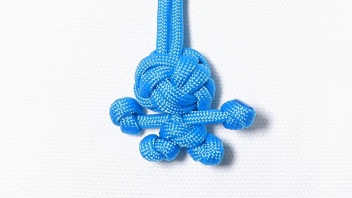 100均DIY 簡単♡ カラーひもでお花のキーホルダー作ってみた🌼 ダイソ