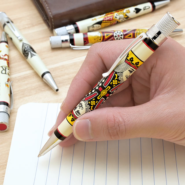 AmazonSukcruny ステンレススチール製ボルトアクションペン プレミアムレトロスタイルボールペン0.5mmミディアムラインブラックインク ギフトボックス シルバーローラーボールペン文房具・オフィス用品