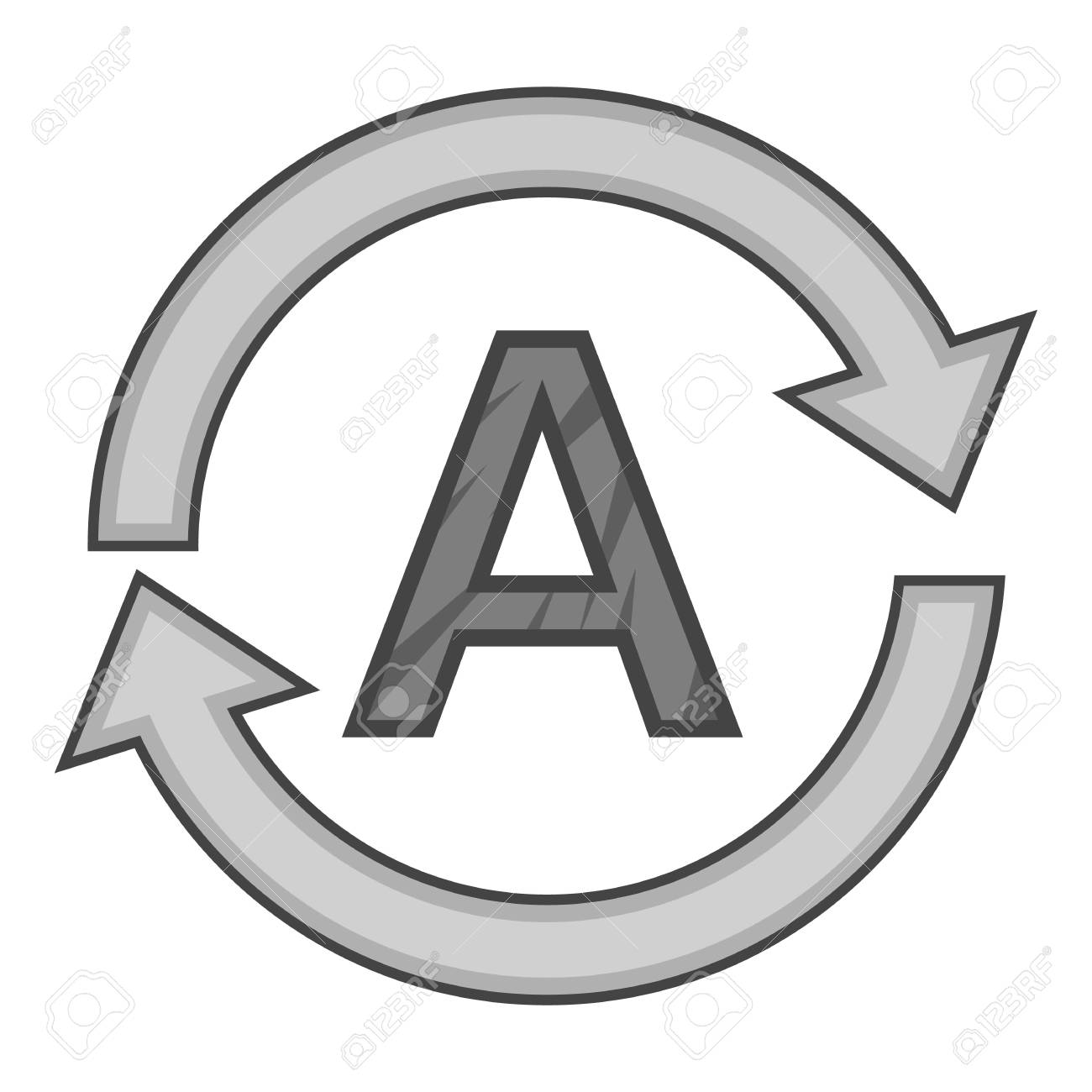 言語翻訳アイコン 黒と白のベクトル ストックベクター ©Passatic 277723948