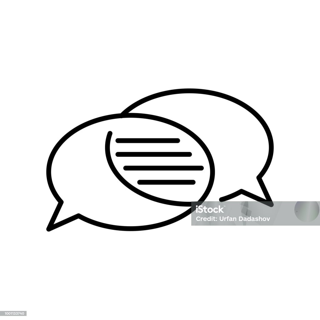 スマホでチャット・会話のシルエット無料のAi・PNG白黒シルエットイラスト