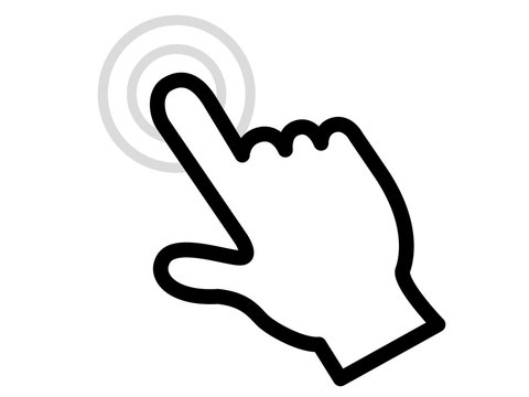 クリックのアイコン2商用OK 無料 シンプルなフリーアイコン素材サイトSATO ICONS丸みのあるアウトラインとシルエットのアイコン集 商用利用可能