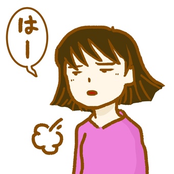 フリーイラスト授業がよく分からない小学生の女の子パブリックドメインQ：著作権フリー画像素材集