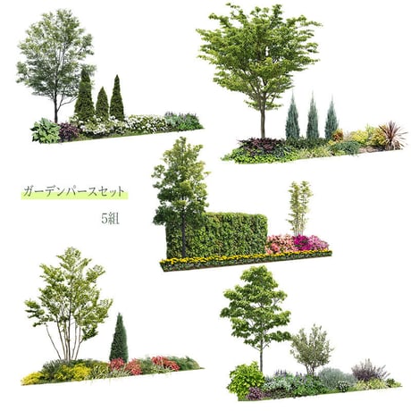 樹木 ベクターデータ 建築パース素材のイラスト素材86317468- PIXTA