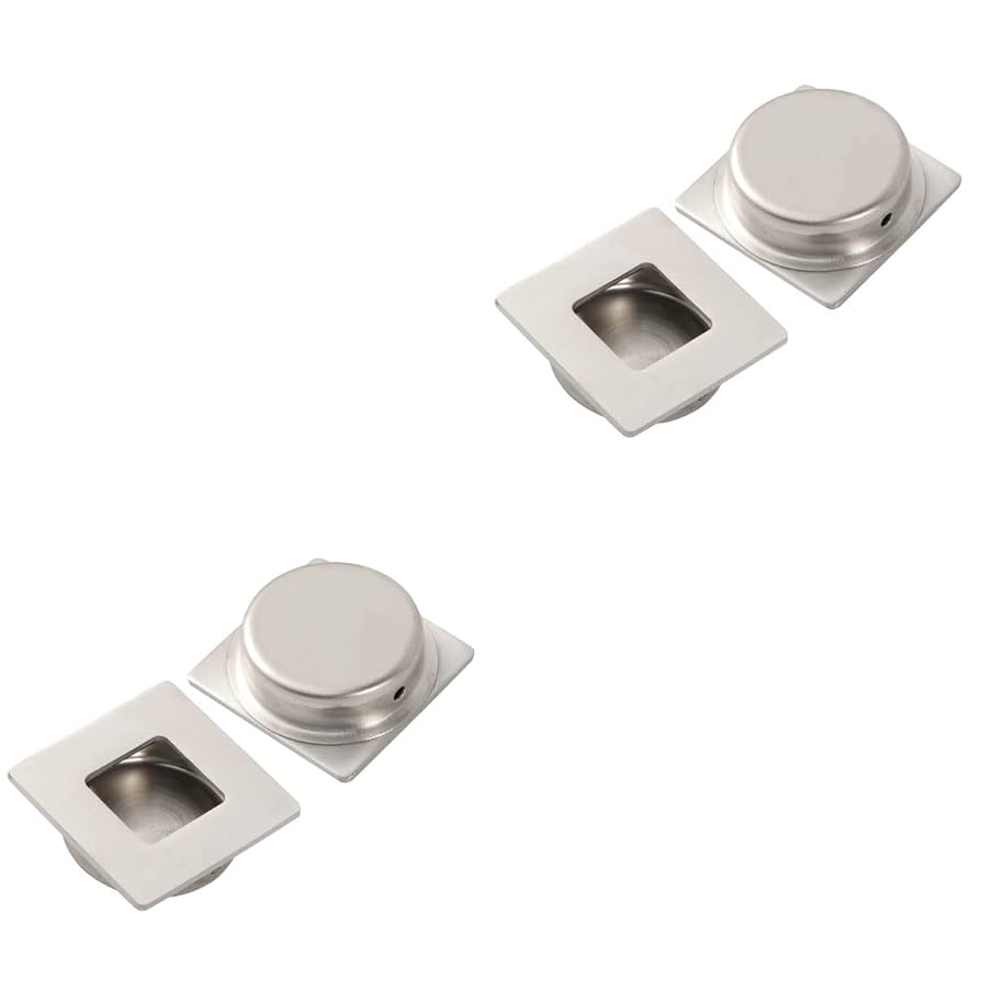 隠されたハンドル、隠されたノブ、 ブラックキャビネットハンドル凹型家具ハンドル埋め込み埋め込みフラッシュスライドドアプルハンドル、ネ 隠しハンドル 180度回転隠しプルハンドル隠しワードローブ食器棚キャビネットドア引き出し畳ハンドル