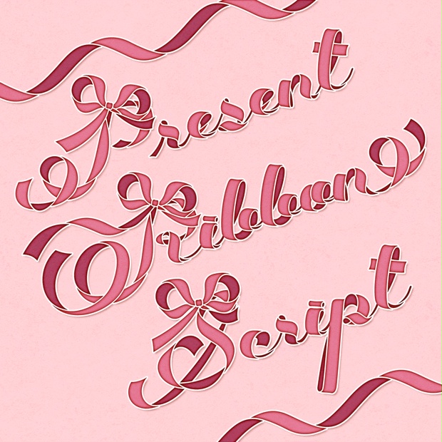 切り文字リボン3サイズ：L 140×140mm素材：ホログラムシート・蛍光シート - もじパラ公式通販ショップコンサート応援うちわ文字シール専門店