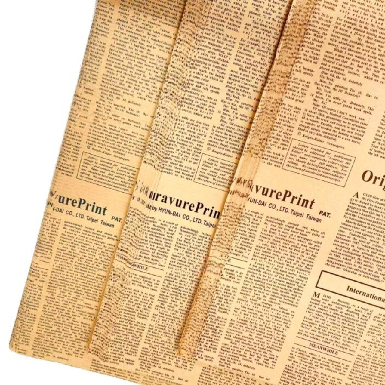 いつもの小物も大変身！「英字新聞」でおしゃれラッピング！レシピサイトNadia