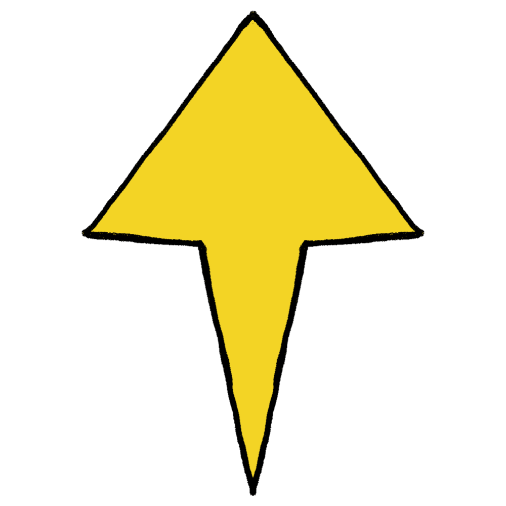 上向の矢印とWのロゴ：01755ロゴマークガーデンBASE店ロゴデザイン販売とブランディングの専門サイト