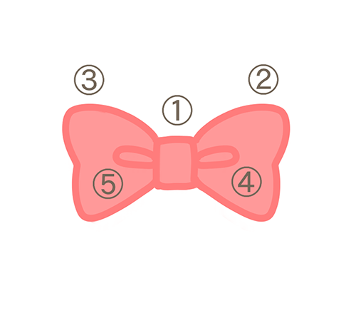 手書きリボンのセット無料イラスト素材素材ラボ