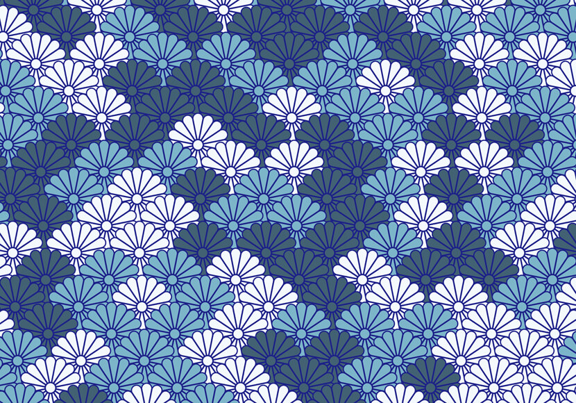 青海波 せいがいは 柄の意味・由来とは京屋染物店