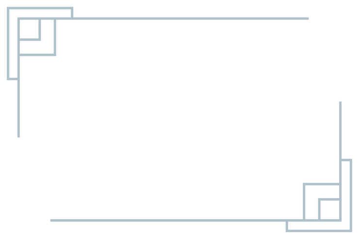 シンプルなフレーム・枠のセット イラスト 線 飾り 装飾 見出し あしらい デザイン 素材 wandposter • poster Farben,Bild, Popmyloview.de