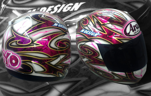 新作カスタムペイントヘルメットカスタムペイント QMA DESIGN blog