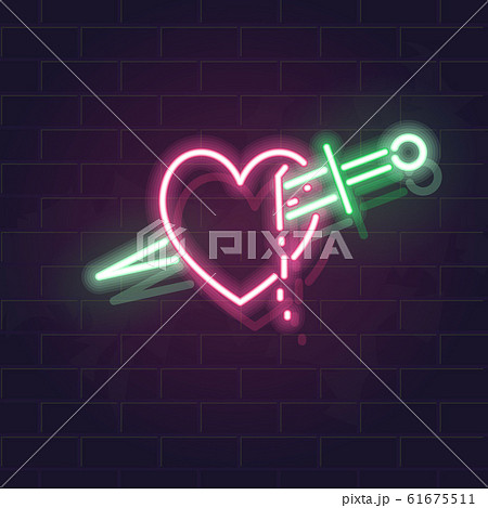逆ハート 愛のイラスト素材 - PIXTA