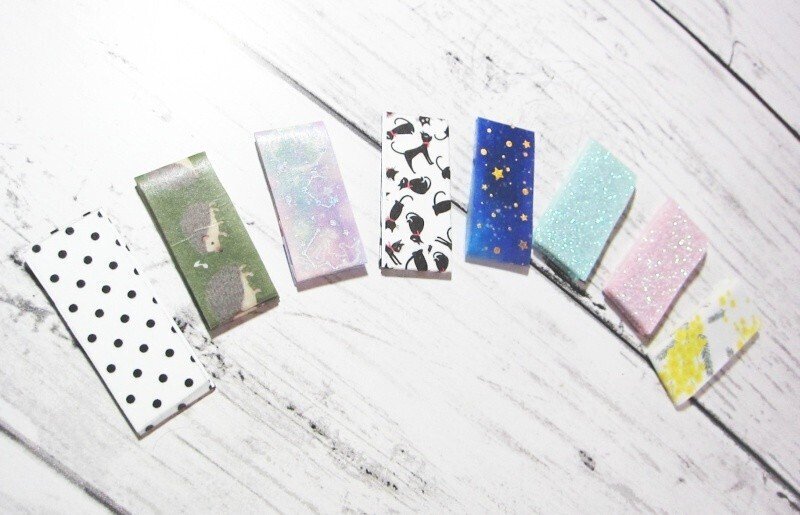 手作りしおり アイデア 手紙社Anano·マスキングテープ「Lettre de Bonheurレットル·ドゥ·ボヌール 」月刊手紙舎 マスキングテープしおり かわいい