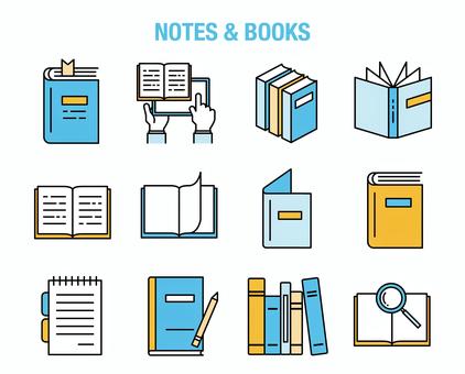 ノートとペンのアイコンフリーのアイコンイラスト素材 icon-pit