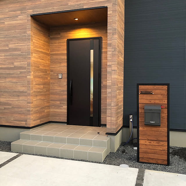 DIY 門柱自作 表札・ポスト一体型 予算1万円台!! - YouTube