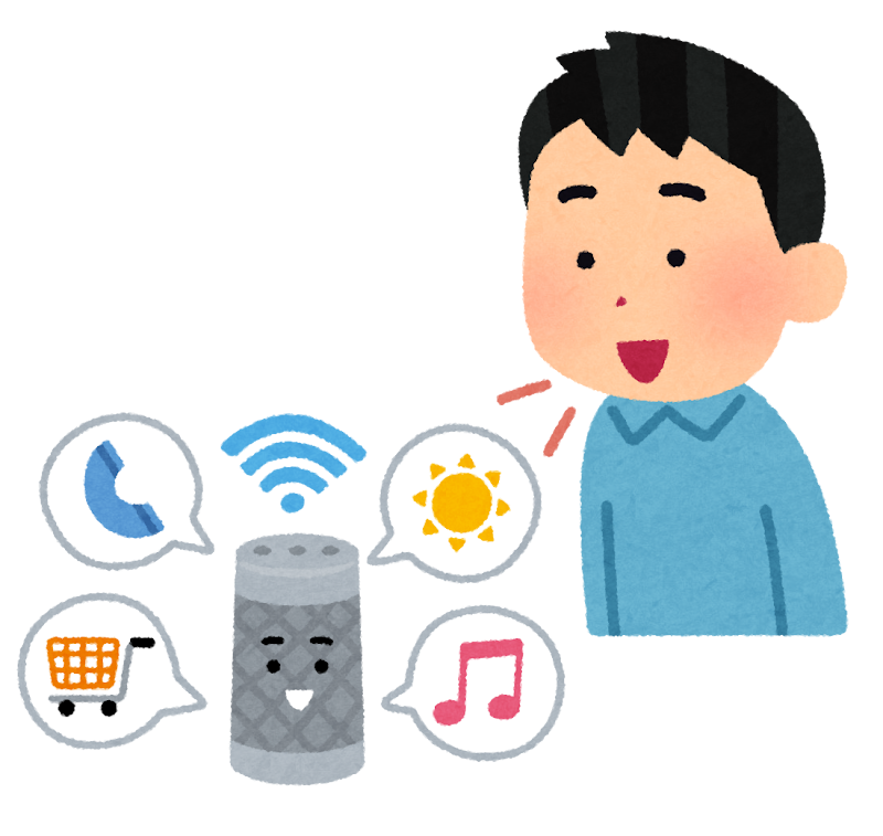 青い背景かわいい漫画キャラ人工知能概念フラット ベクトル イラストのオーディオ スピーカーの上に立って現代ロボットのイラスト素材・ベクター Image88617742