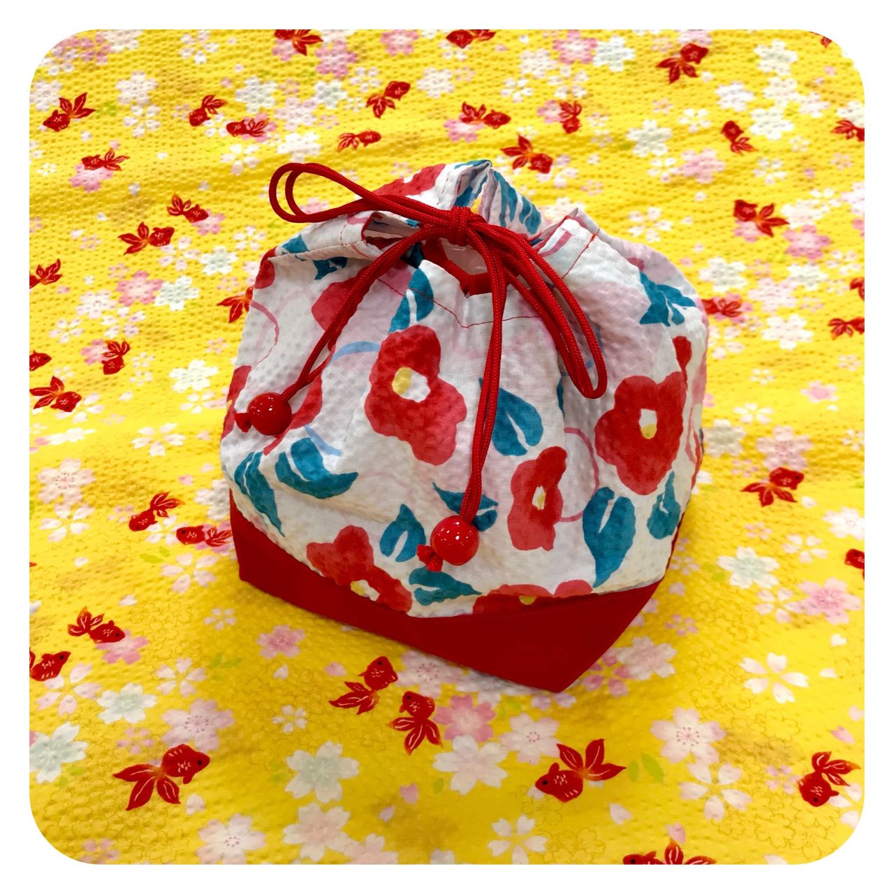 手縫い 巾着袋の作り方 袋縫い・裏地なし │koshirau 拵う こしらう