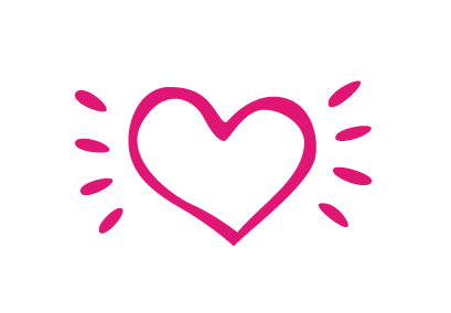 シンプルな、ハートのアイコン 線画 の無料イラストイラストセンタ