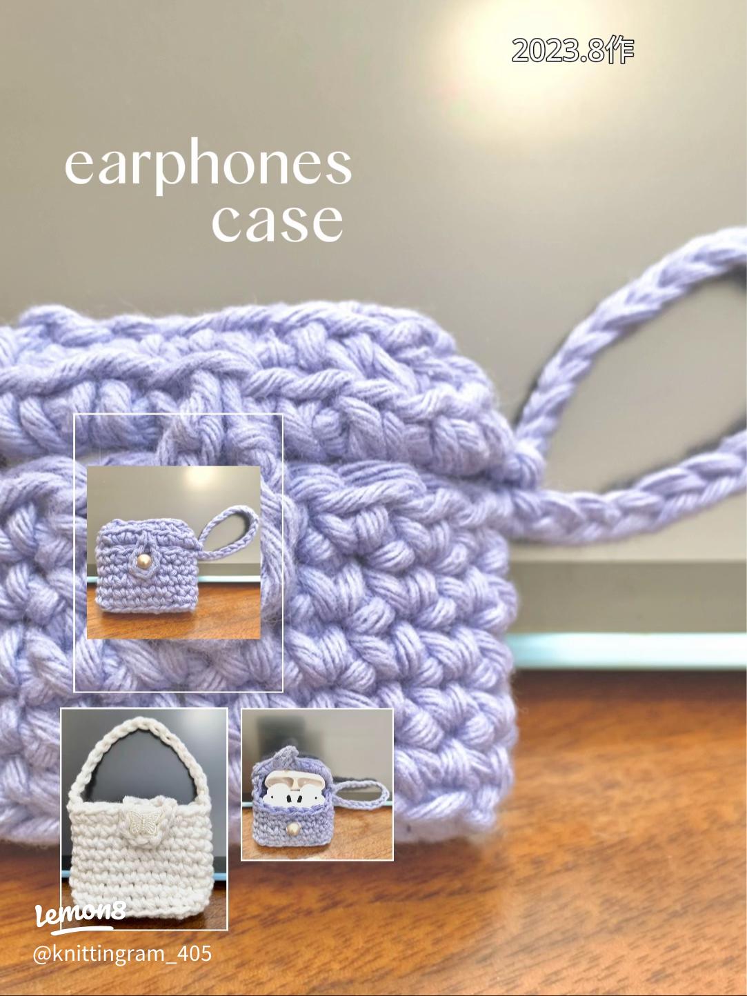 AirPods エアーポッズ カバーはかぎ針編みでランドセル風 - hime*hima & Comfy Days