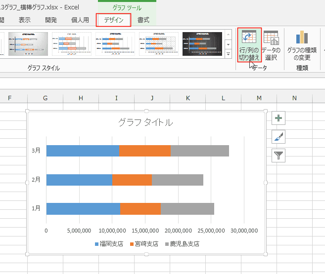アンケート集計に使えるエクセルでの横棒グラフの作り方