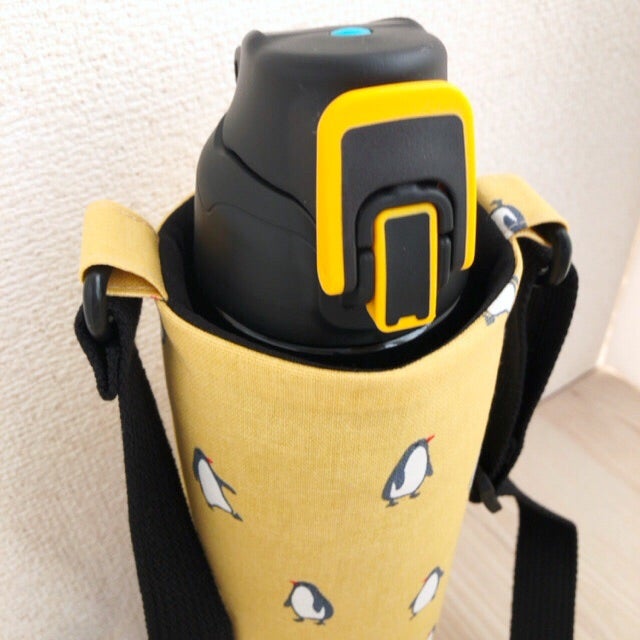 水筒ポーチ、ペットボトルホルダー 手作り ランドセル 水筒 ホルダ