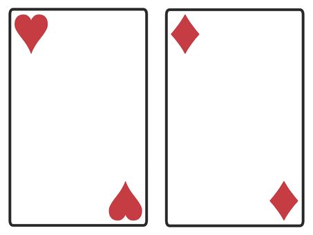 トランプカードのエースの囲みフレーム飾り枠イラスト無料イラスト かわいいフリー素材集 フレームぽけっと