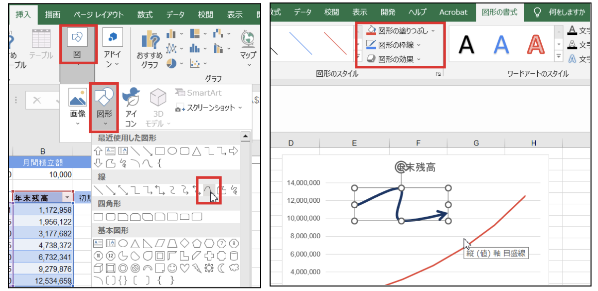 5 カラフルな矢印図形のセットです。長い、水平方向の矢印のイラスト素材・ベクター Image 58915249