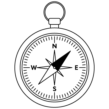 方位磁石イメージ イラスト素材5953019- フォトライブラリ