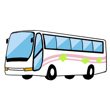 バスのイラスト無料のフリー素材 イラストエイト