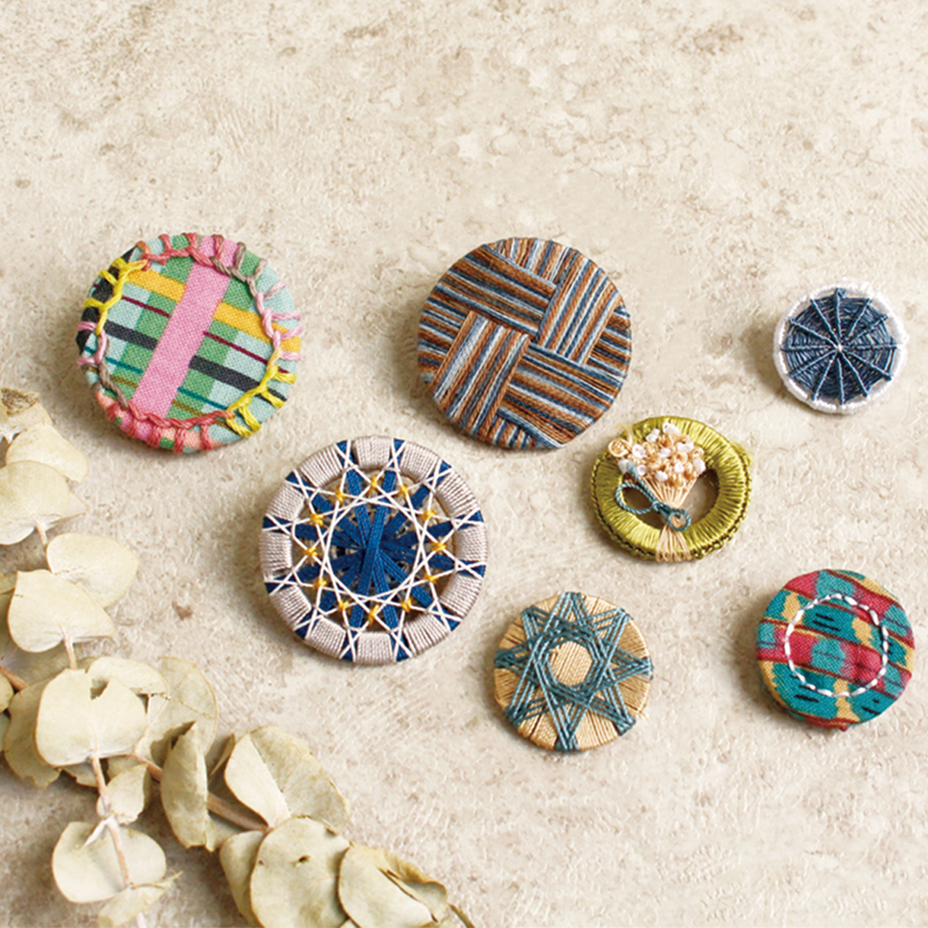 最少ロット数～ ○糸ボタン_ディスクモールド 丸A - あすなろ木彩本店