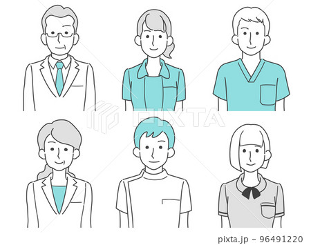 医療スタッフ – イラストストック「時短だ」