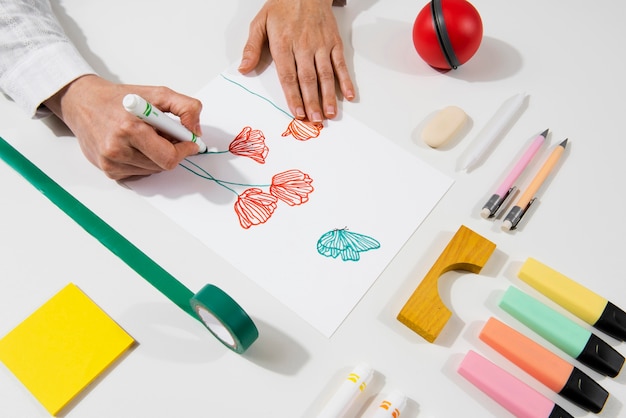 オンラインデザインツール Illustrator入稿ガイドシールマーケット