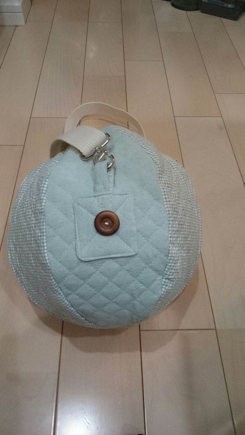 ぼうるきんちゃく サッカーボール入れに！ : ミシンと木工のある暮らし：ハンドメイド