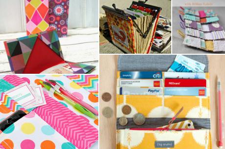 スリムカードケースの作り方 表3段＋内ポケットカードポケット字幕つき