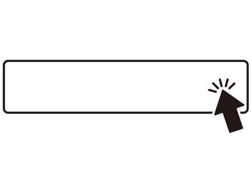 マウスカーソルのシルエット無料のAi・PNG白黒シルエットイラスト