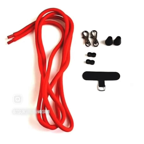 サイズ 自由＆スマホの位置も調節可能 パラコードでスマホ用 肩掛けストラップの作り方