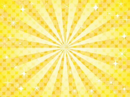 きらきら集中線な背景 9種OKUMONO