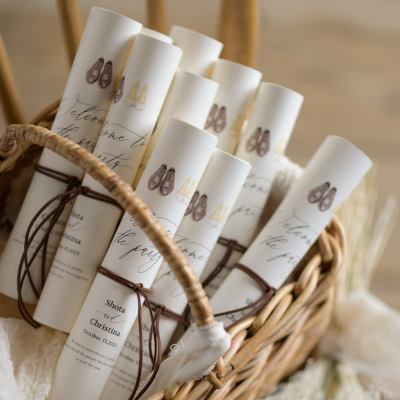 結婚式ペーパーアイテム無料テンプレートデザイン。イラストや画像付きも豊富 - Canva キャンバ